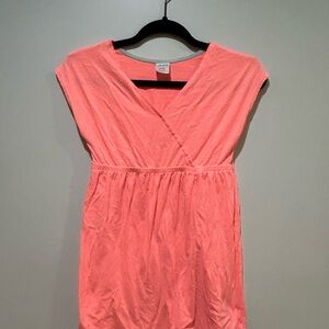 Circo Kids Swim Coverup in Coral Pink